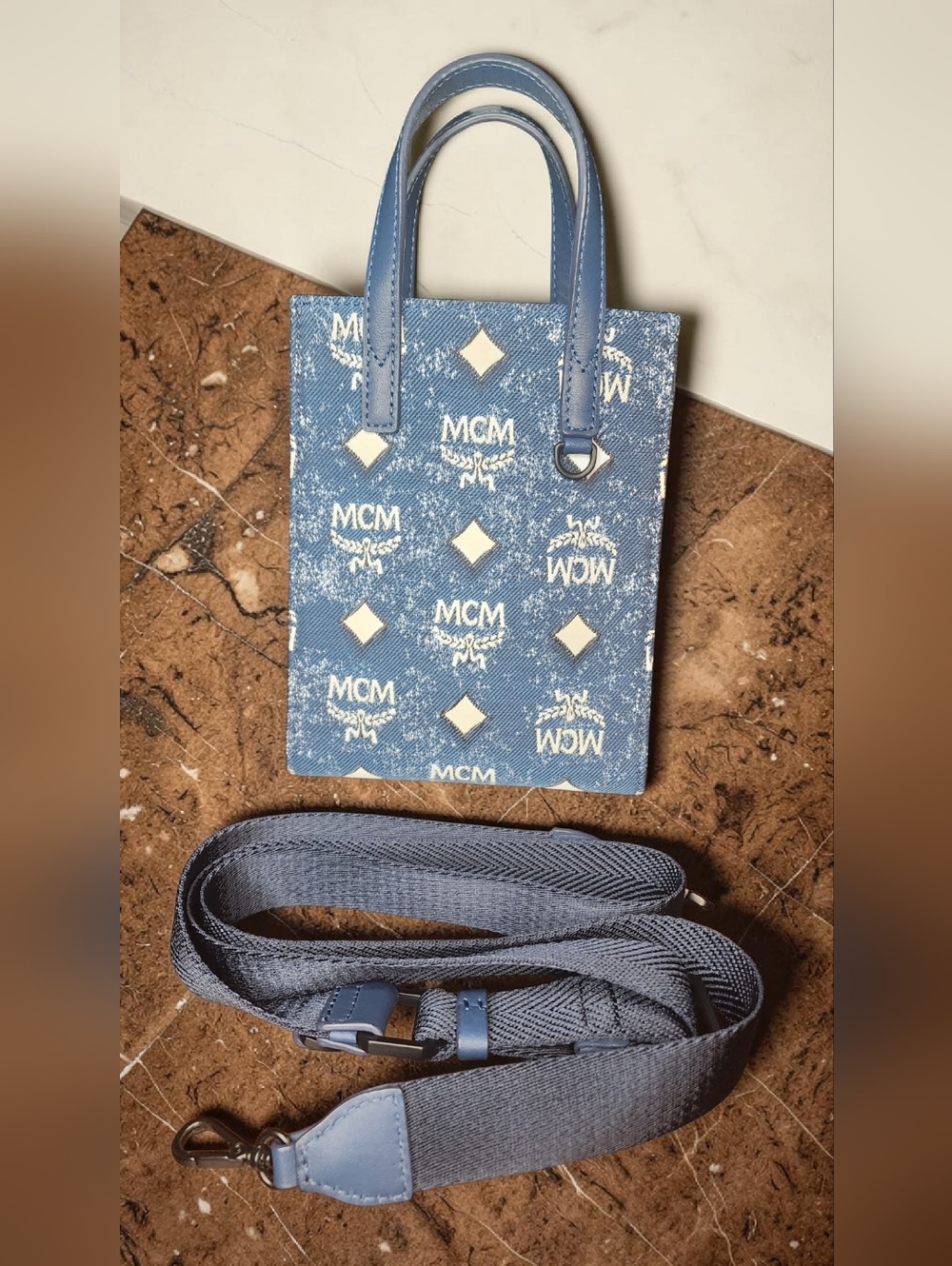 MCM Aren Mini Tote (also known as the X-Mini) NWT - Picture 5 of 15